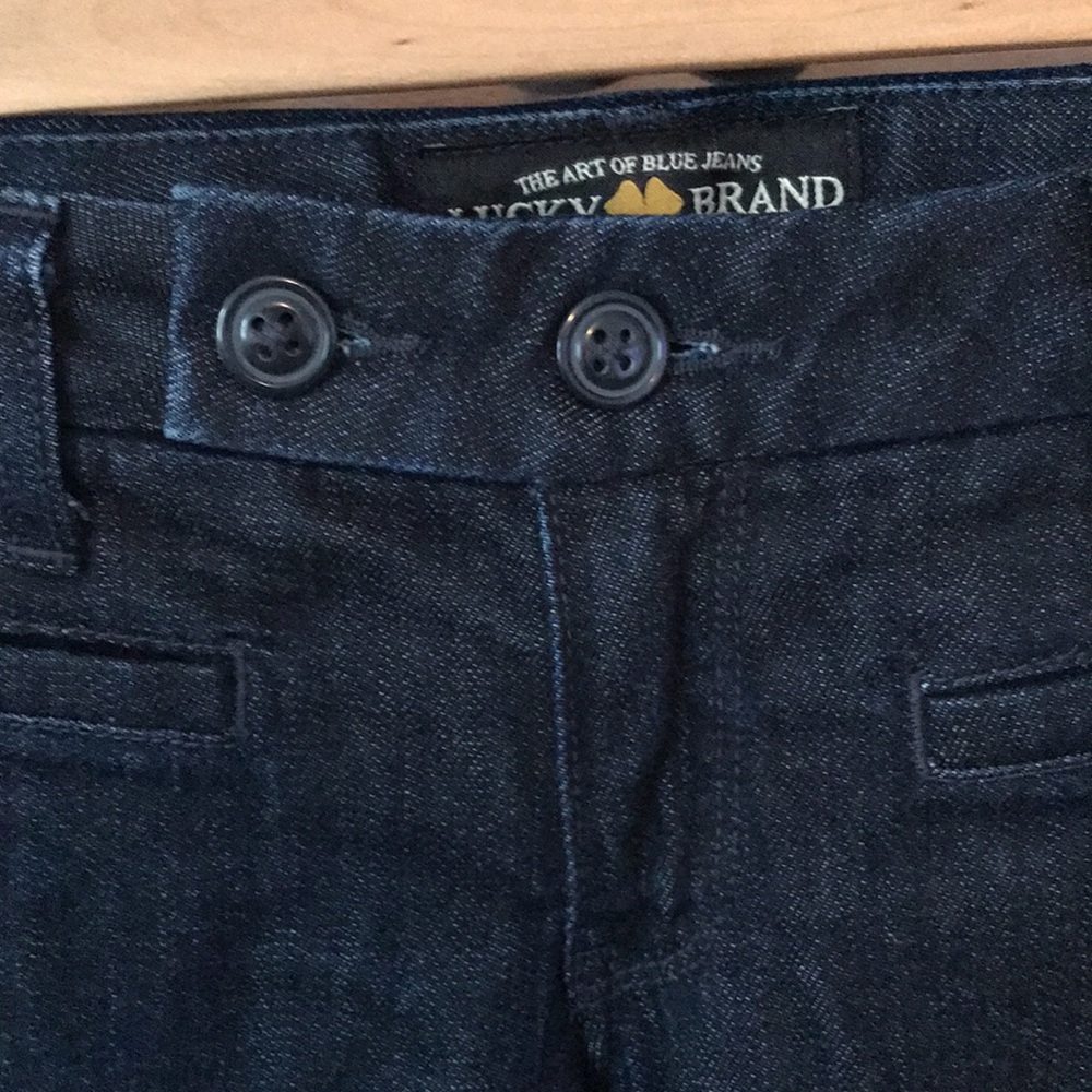 Lucky Brand Jeans double button, wide, trouser, 6  pockets, size 6/28 - Picture 3 of 9